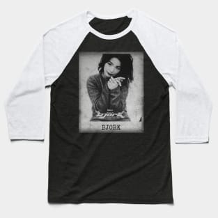 Bjork - Debut // Minimalist Fanart Baseball T-Shirt